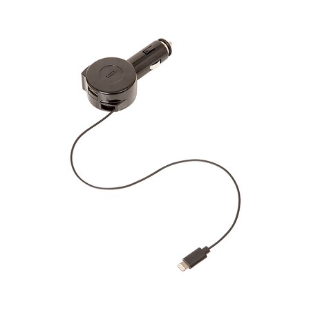 Retrak In-House Retractable Lightning Car Charg ETLTCAR